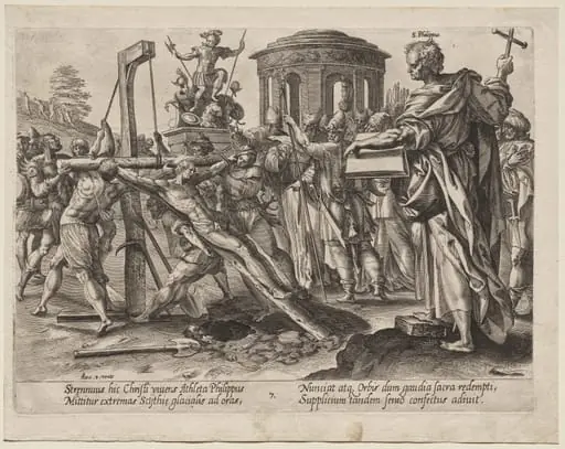 St. Philippus, by Hendrik Goltzius