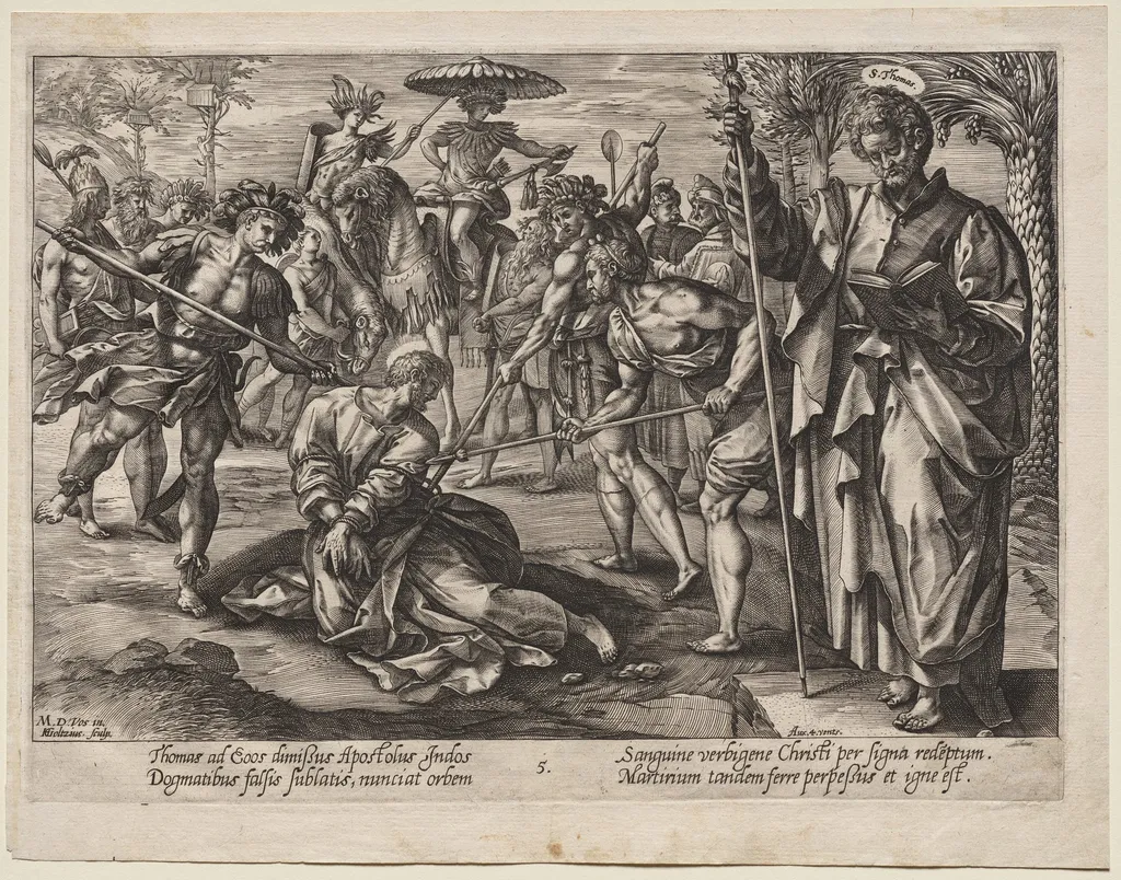 St. Thomas, by Hendrik Goltzius, 1578
