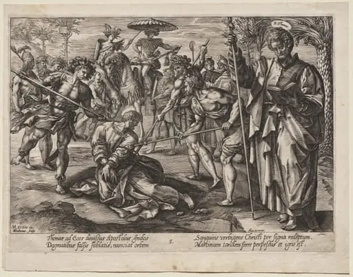 St. Thomas, by Hendrik Goltzius