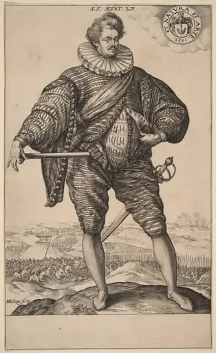 Stanislaw Sobocki (?), by Hendrik Goltzius
