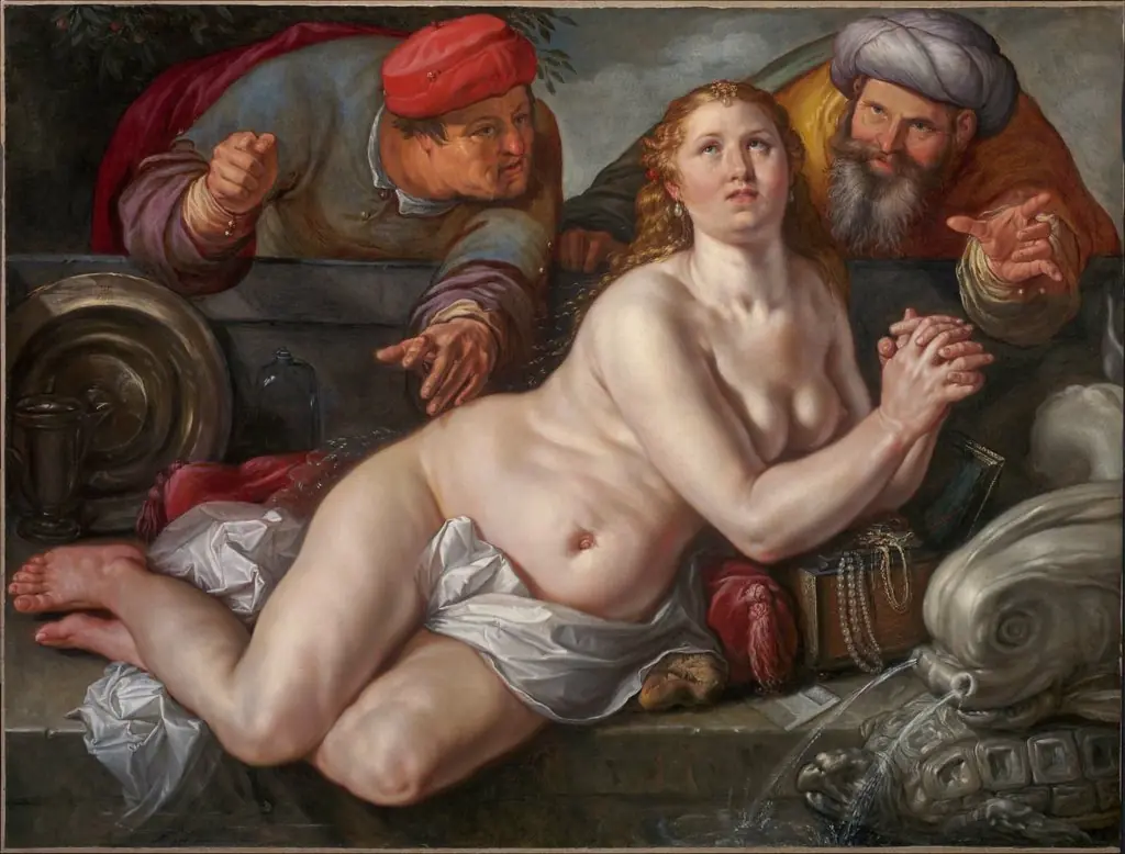Susanna and the Elders, by Hendrik Goltzius