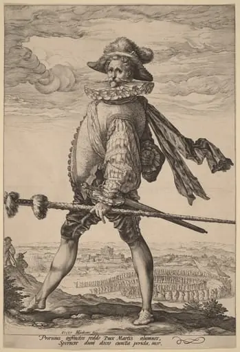 The Captain of the Infantry, by Hendrik Goltzius
