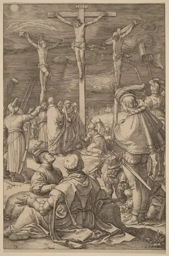 The Crucifixion, by Hendrik Goltzius
