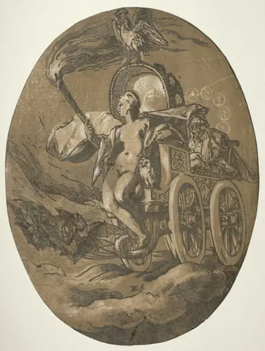 The Deities: Nox, by Hendrik Goltzius