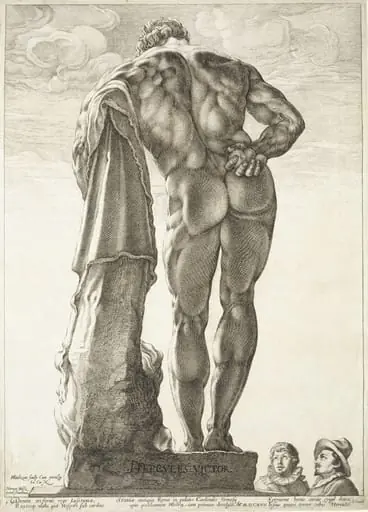 The Farnese Hercules, by Hendrik Goltzius