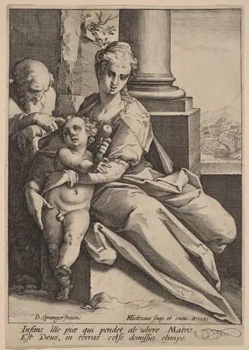 The Holy Family, by Hendrik Goltzius