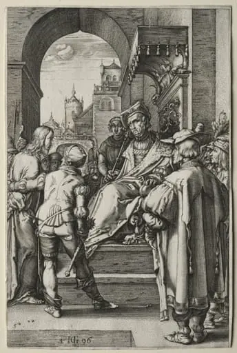 The Passion: Christ before Pilate, by Hendrik Goltzius