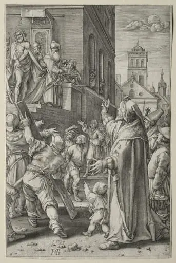 The Passion: Ecce Homo, by Hendrik Goltzius