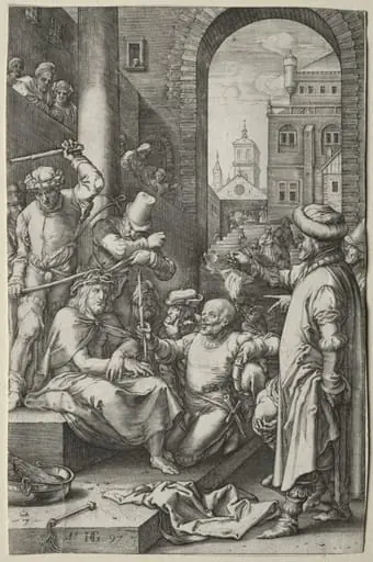 The Passion: The Crowning with Thorns, by Hendrik Goltzius