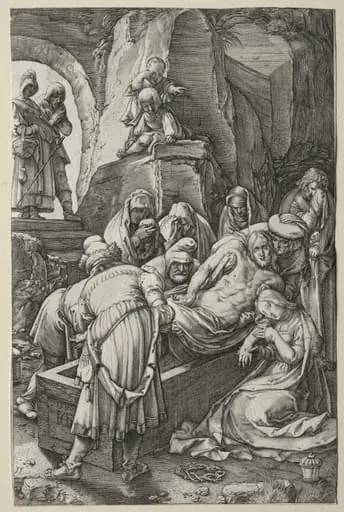 The Passion: The Entombment, by Hendrik Goltzius