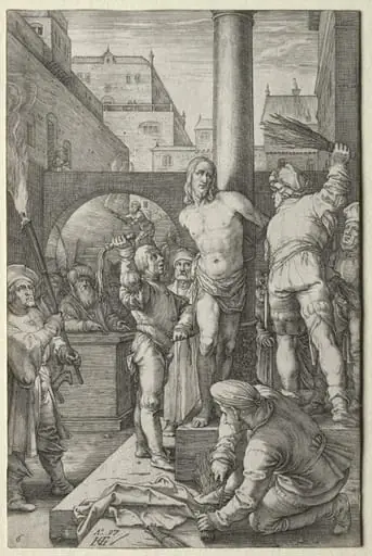The Passion: The Flagellation, by Hendrik Goltzius
