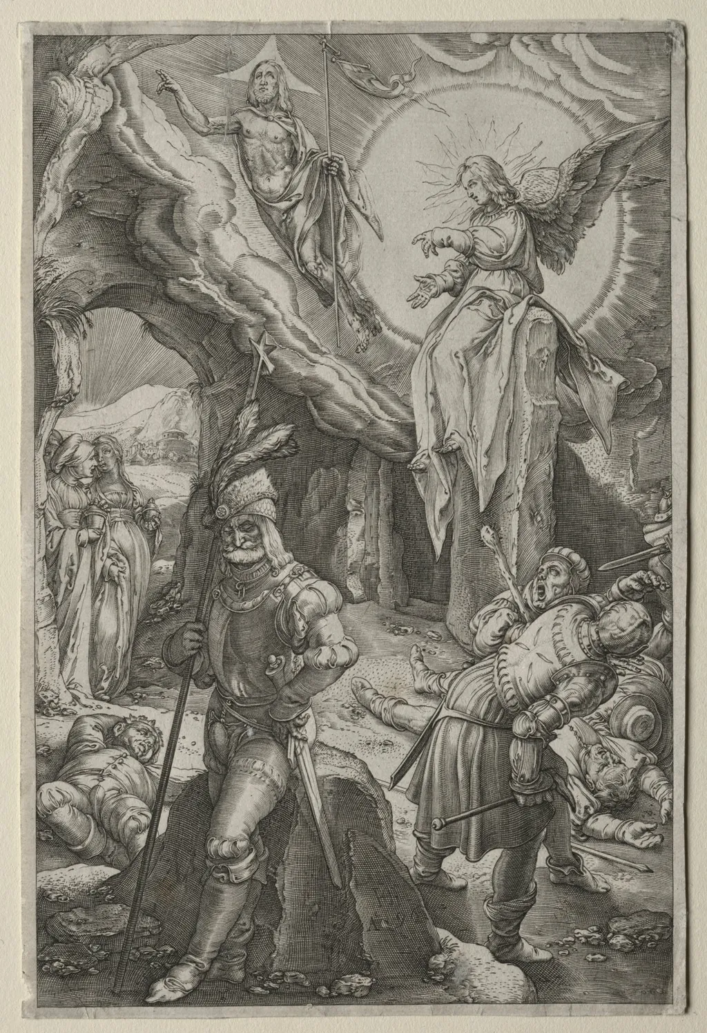 The Passion: The Resurrection, by Hendrik Goltzius, 1596