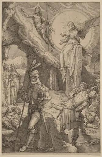 The Resurrection, by Hendrik Goltzius