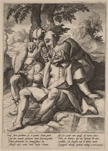 The Wisdom of Fools, by Hendrik Goltzius