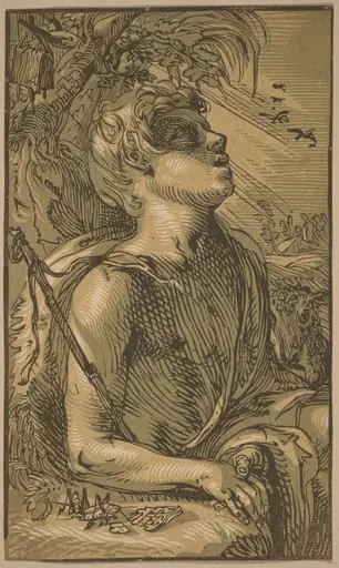 The Young Saint John the Baptist, by Hendrik Goltzius