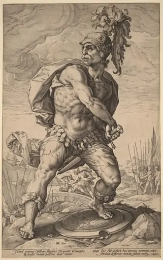 Titus Manlius Torquatus, by Hendrik Goltzius