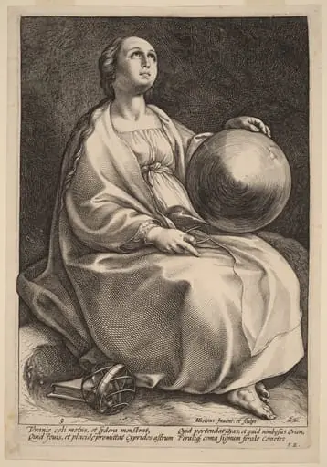 Urania, by Hendrik Goltzius