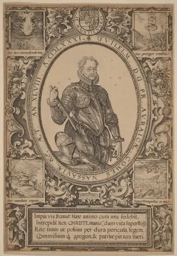 William, Count of Nassau, Prince of Orange, by Hendrik Goltzius