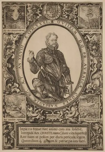 William, Count of Nassau, Prince of Orange, by Hendrik Goltzius
