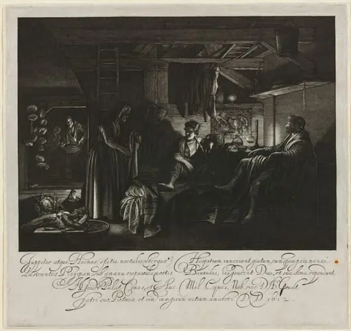 Jupiter and Mercury in the House of Philemon and Baucis, by Hendrik Goudt
