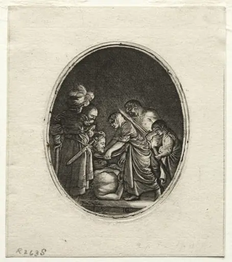 The Beheading of Saint John the Baptist, by Hendrik Goudt