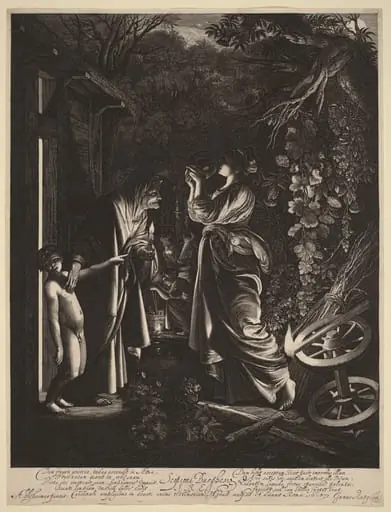 The Mocking of Ceres, by Hendrik Goudt
