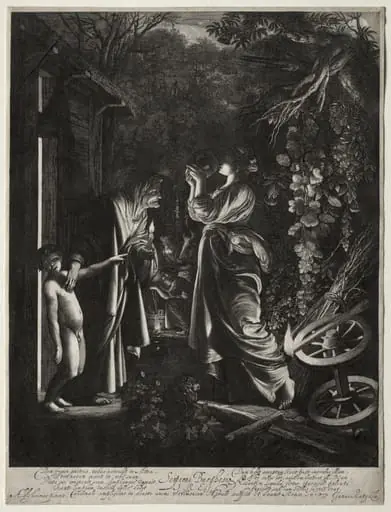 The Mocking of Ceres, by Hendrik Goudt