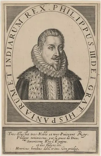 Philip III, King of Spain, by Hendrik Hondius I