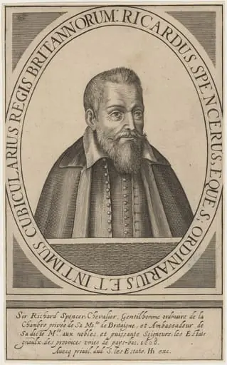Sir Richard Spencer, Ambassador to Holland, by Hendrik Hondius I