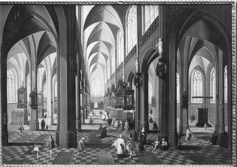 Gothic Church Interior, by Hendrik Janssens