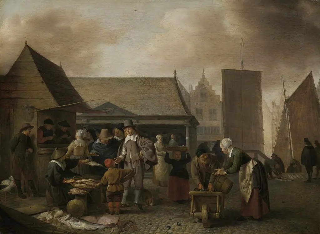Fish Market, by Hendrik Martenszoon Sorgh