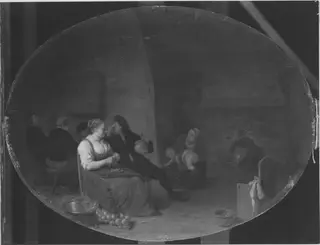 Holländische Bauern, by Hendrik Martenszoon Sorgh, 1646