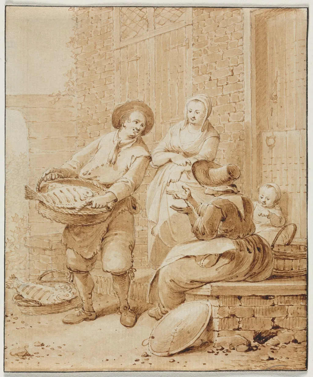 The Fish Monger, by Hendrik Meijer, 1775