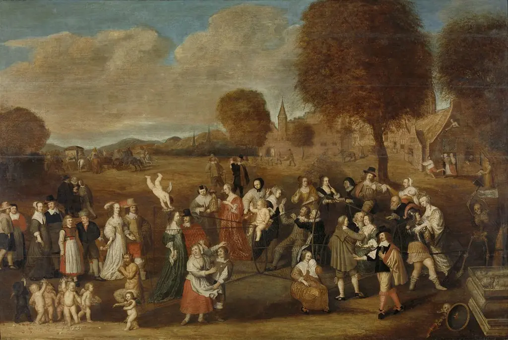 The marriage trap: an allegory of marriage, by Hendrik Noorderwiel