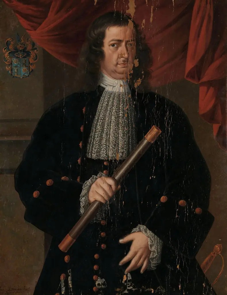 Portrait of Christoffel van Swoll (Swol, Zwol), Governor-General of the Dutch East Indies, by Hendrik van den Bosch
