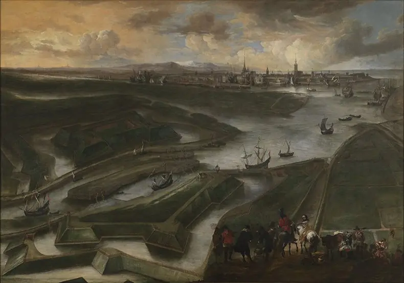 View on Ostend, by Hendrik van Minderhout