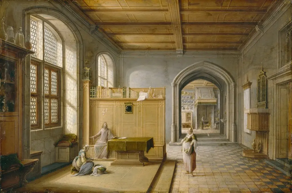 Christ in the House of Martha and Mary, by Hendrik van Steenwijk II