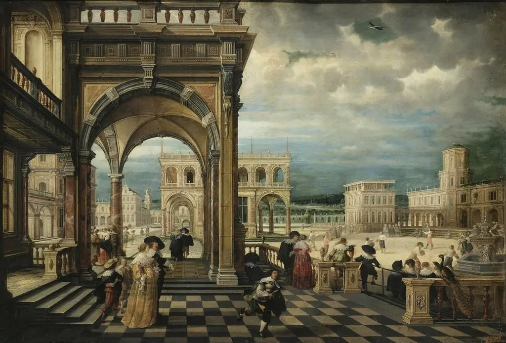 Italian Palace, by Hendrik van Steenwijk II