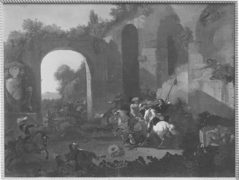 Reitergefecht, by Hendrik Verschuring