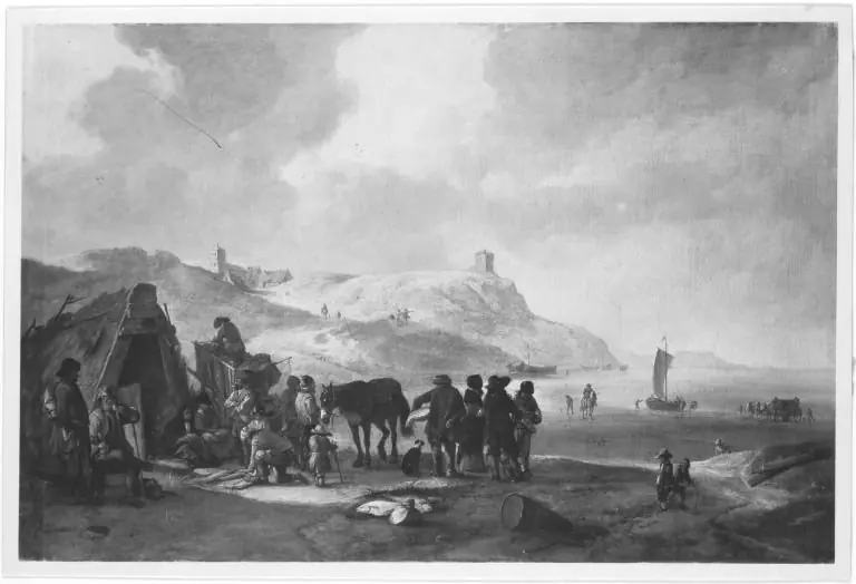 Sandige Küstenlandschaft (zugeschrieben), by Hendrik Verschuring