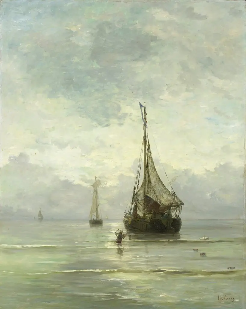 Calm Sea, by Hendrik Willem Mesdag