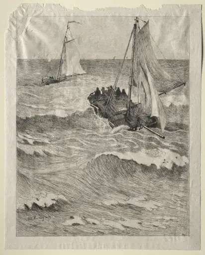 Marine Scene, by Hendrik Willem Mesdag