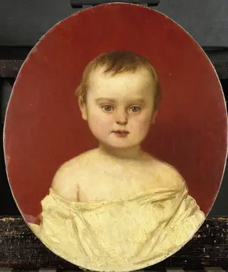 Henri Bernard van der Kolk at age 2