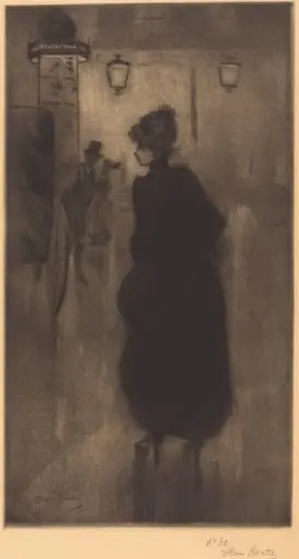 Parisian Woman (The Effect of the Night), by Henri Boutet
