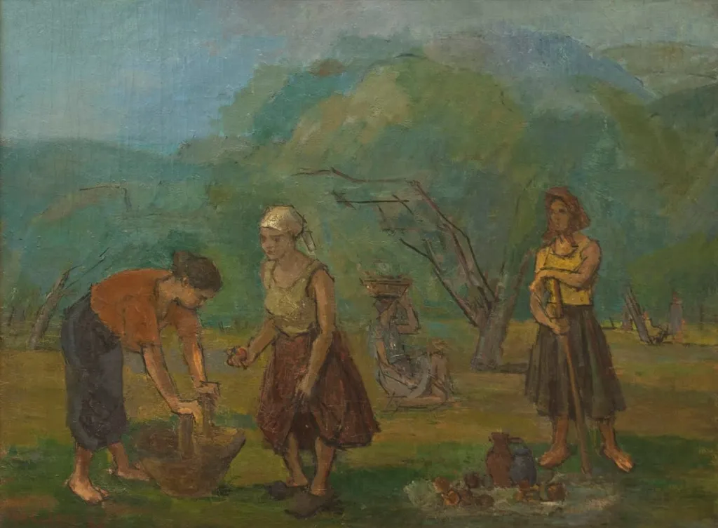 Culesul merelor, by Henri Catargi, unspecified, 1957