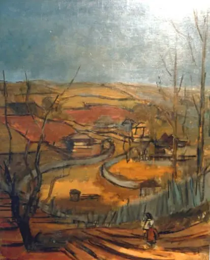 Peisaj de deal, by Henri Catargi