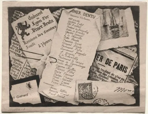 Dinner Invitation, by Henri-Charles Guérard