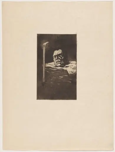 La supplicié (The Executed), by Henri-Charles Guérard