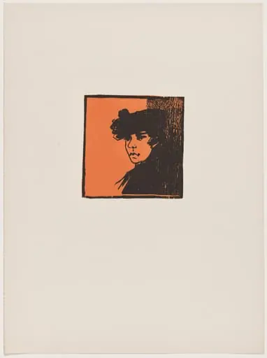 Tête de femme (Head of a Woman), by Henri-Charles Guérard