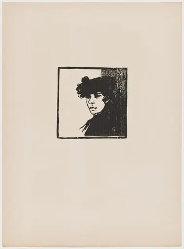 Tête de femme (Head of a Woman), by Henri-Charles Guérard